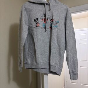 Disney Mickey & Friends Grey Hoodie - Mickey, Minnie, Goofy, Donald